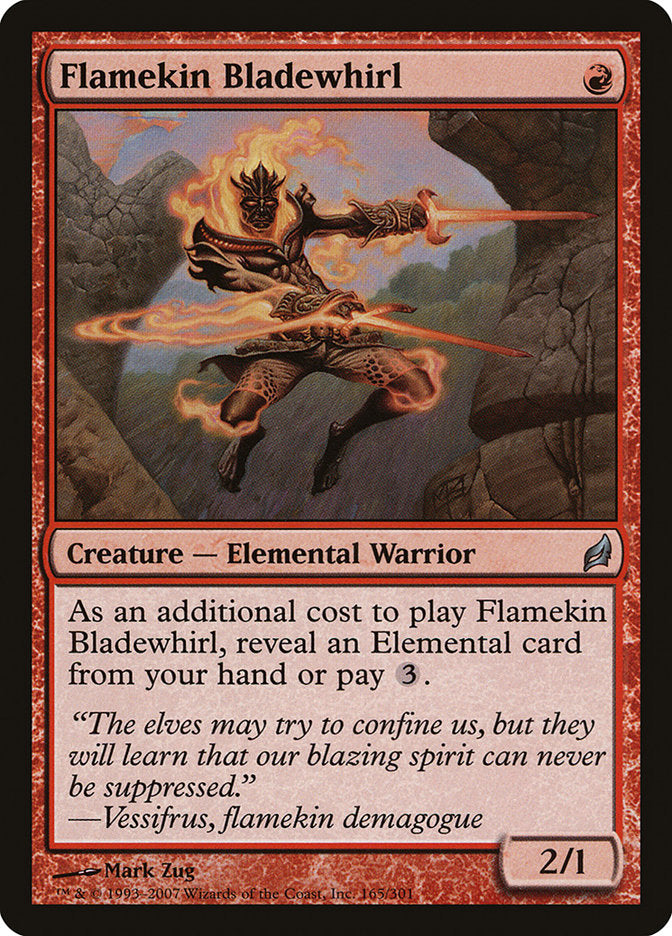 Flamekin Bladewhirl [Lorwyn] MTG Single Magic: The Gathering | Red Claw Gaming