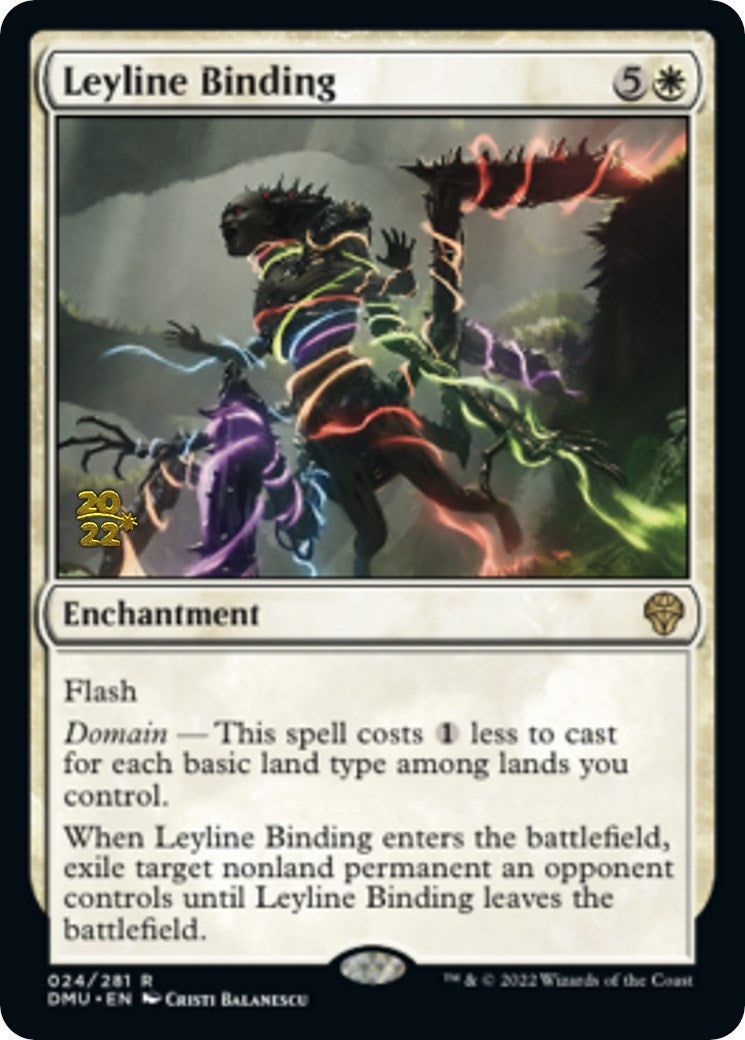 Leyline Binding [Dominaria United Prerelease Promos] MTG Single Magic: The Gathering | Red Claw Gaming