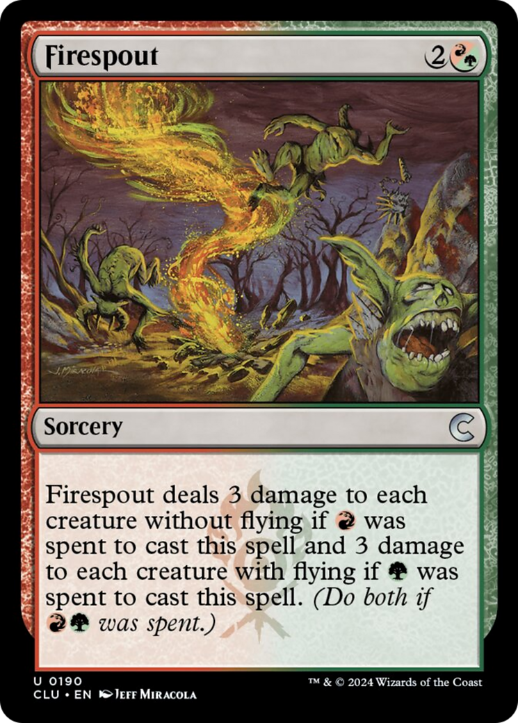 Firespout [Ravnica: Clue Edition] MTG Single Magic: The Gathering | Red Claw Gaming