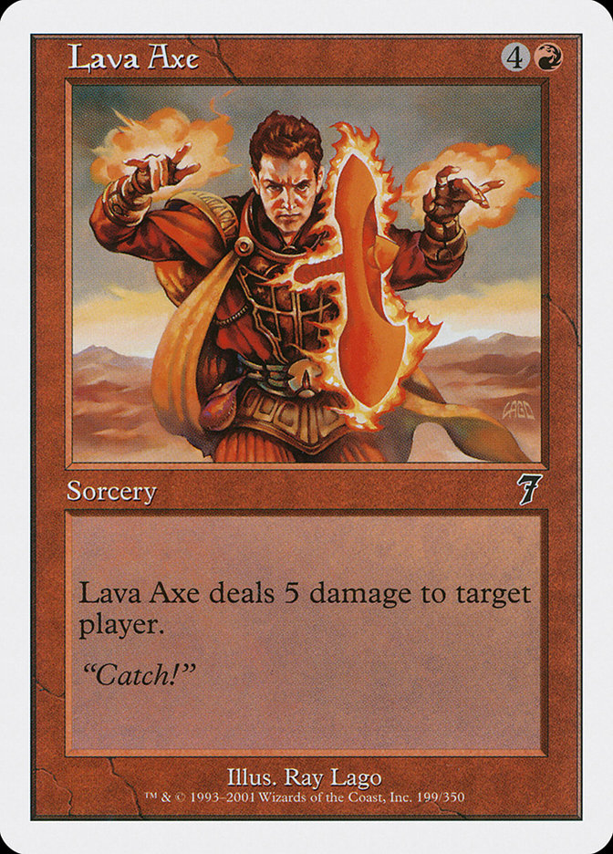 Lava Axe [Seventh Edition] MTG Single Magic: The Gathering | Red Claw Gaming