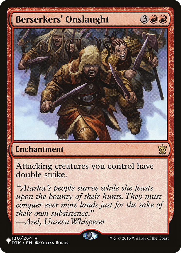 Berserkers' Onslaught [The List] MTG Single Magic: The Gathering | Red Claw Gaming