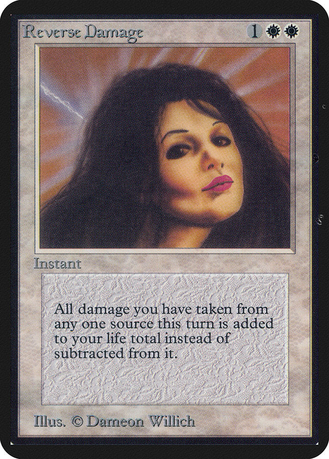 Reverse Damage [Alpha Edition] MTG Single Magic: The Gathering | Red Claw Gaming