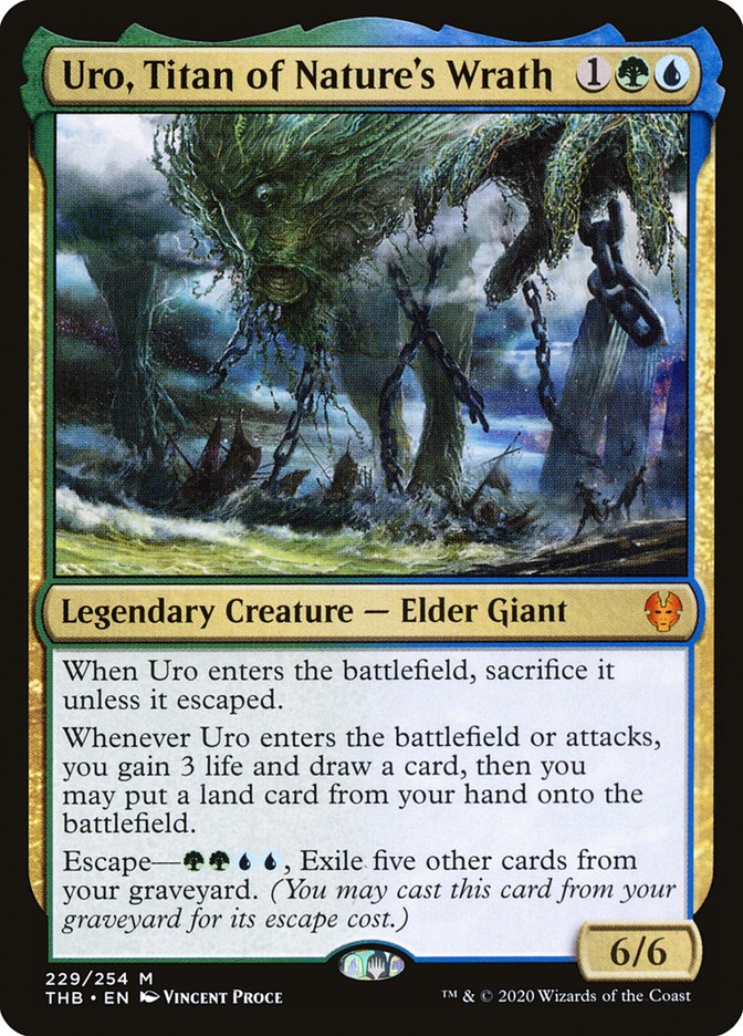 Uro, Titan of Nature's Wrath [Theros Beyond Death] MTG Single Magic: The Gathering | Red Claw Gaming