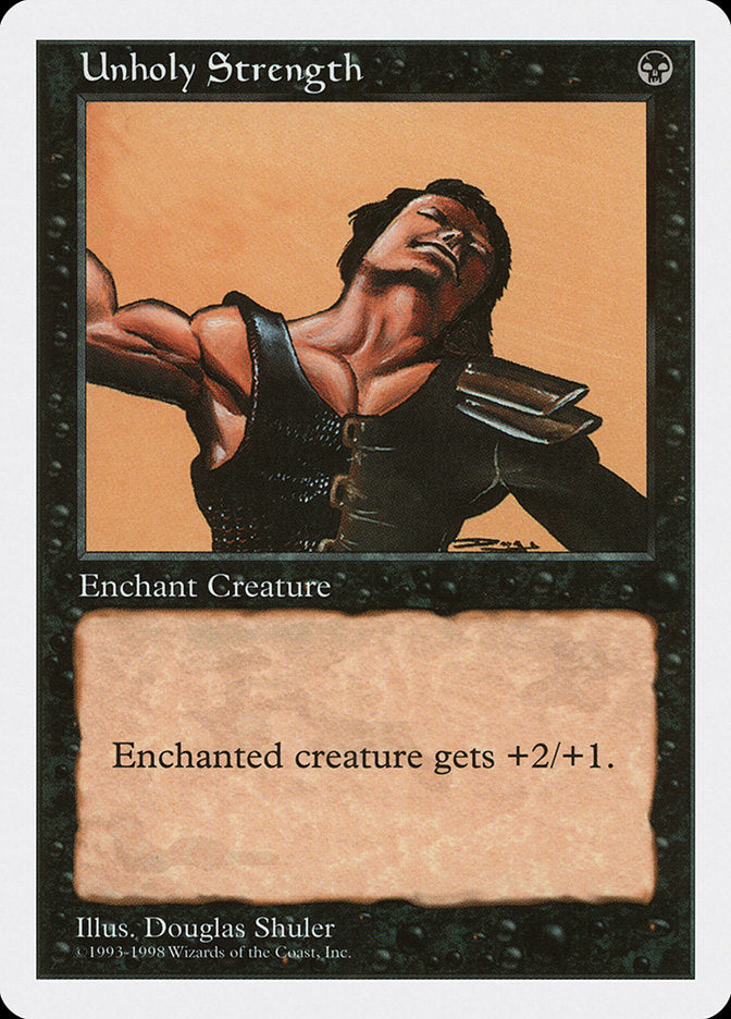 Unholy Strength [Anthologies] MTG Single Magic: The Gathering | Red Claw Gaming