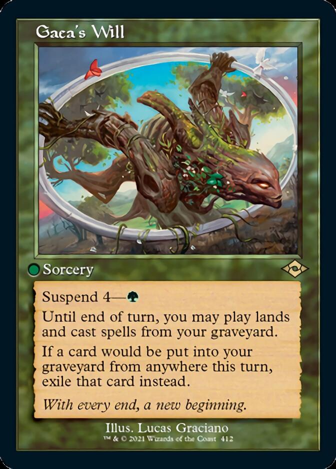 Gaea's Will (Retro Foil Etched) [Modern Horizons 2] MTG Single Magic: The Gathering | Red Claw Gaming