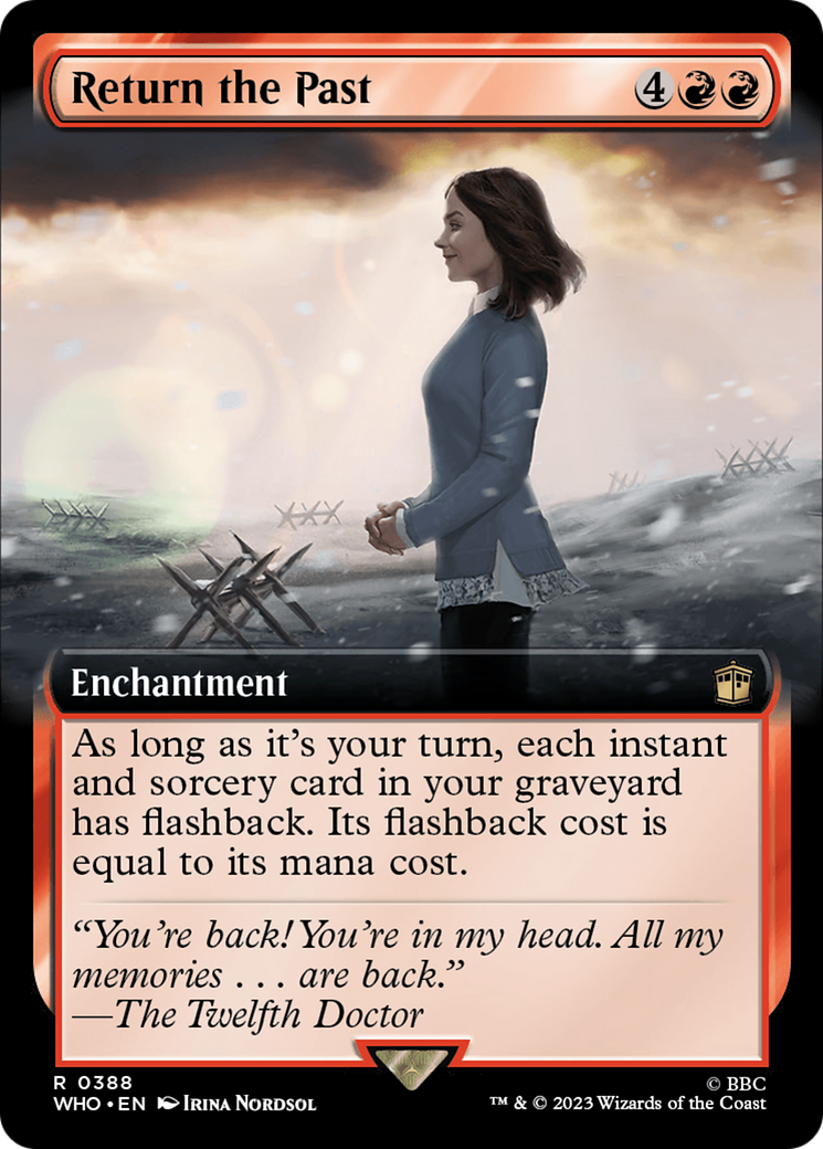 Return the Past (Extended Art) [Doctor Who] MTG Single Magic: The Gathering | Red Claw Gaming