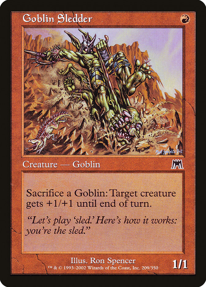 Goblin Sledder [Onslaught] MTG Single Magic: The Gathering | Red Claw Gaming