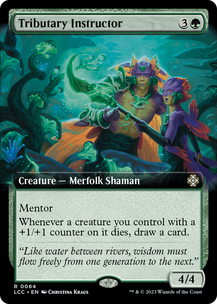 Tributary Instructor (Extended Art) [The Lost Caverns of Ixalan Commander] MTG Single Magic: The Gathering | Red Claw Gaming