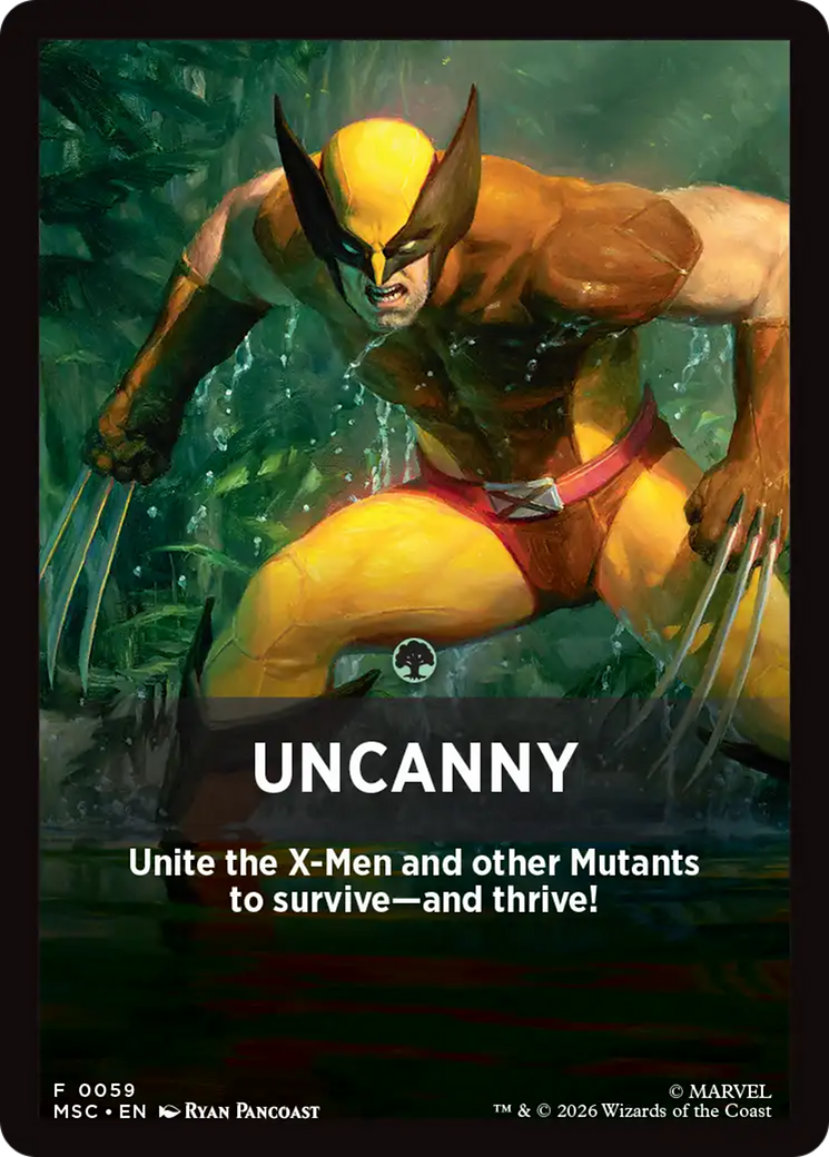 Uncanny Theme Card [Marvel Super Heroes Commander] | Red Claw Gaming