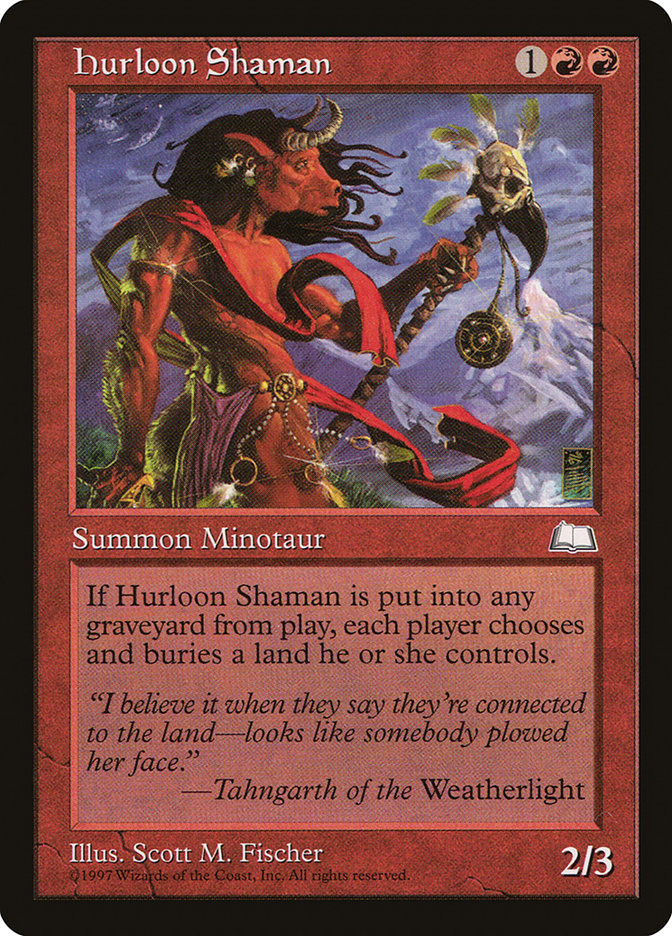 Hurloon Shaman [Weatherlight] MTG Single Magic: The Gathering | Red Claw Gaming