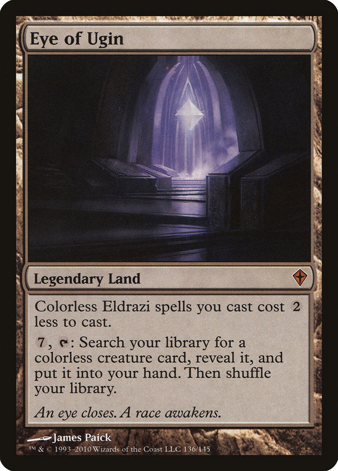 Eye of Ugin [Worldwake] MTG Single Magic: The Gathering | Red Claw Gaming