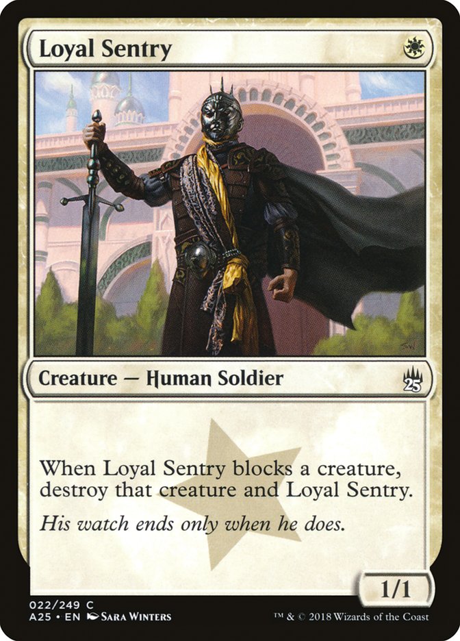 Loyal Sentry [Masters 25] MTG Single Magic: The Gathering | Red Claw Gaming