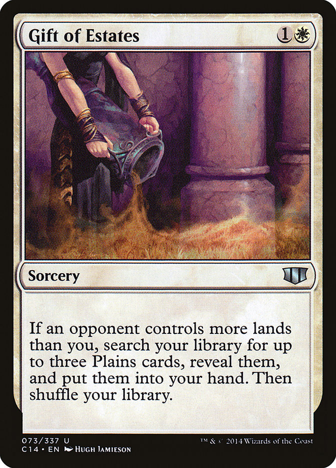 Gift of Estates [Commander 2014] MTG Single Magic: The Gathering | Red Claw Gaming