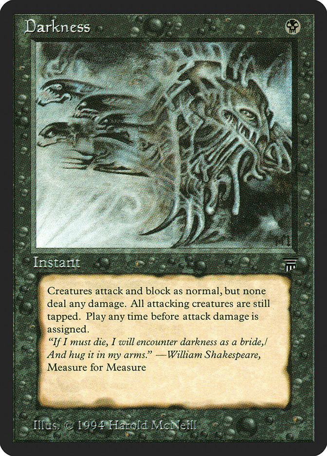 Darkness [Legends] MTG Single Magic: The Gathering | Red Claw Gaming