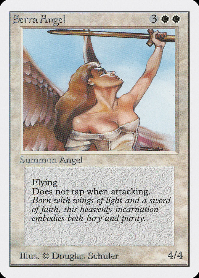 Serra Angel [Unlimited Edition] MTG Single Magic: The Gathering | Red Claw Gaming