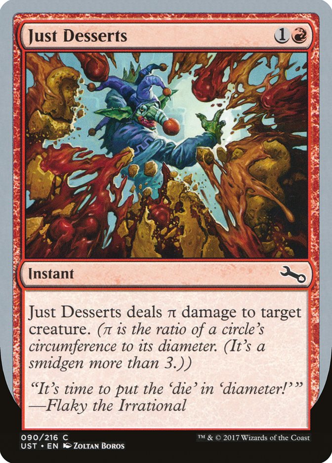 Just Desserts [Unstable] MTG Single Magic: The Gathering | Red Claw Gaming