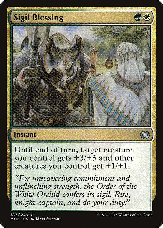 Sigil Blessing [Modern Masters 2015] MTG Single Magic: The Gathering | Red Claw Gaming