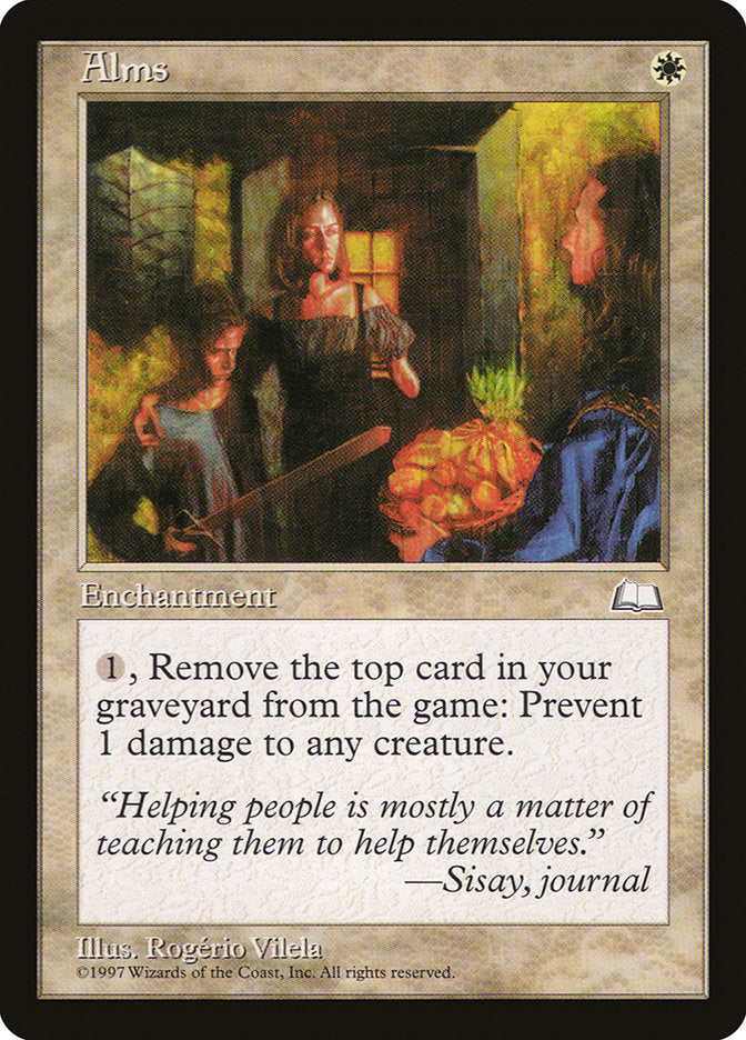 Alms [Weatherlight] MTG Single Magic: The Gathering | Red Claw Gaming