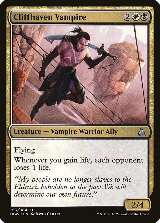 Cliffhaven Vampire [Oath of the Gatewatch] MTG Single Magic: The Gathering | Red Claw Gaming