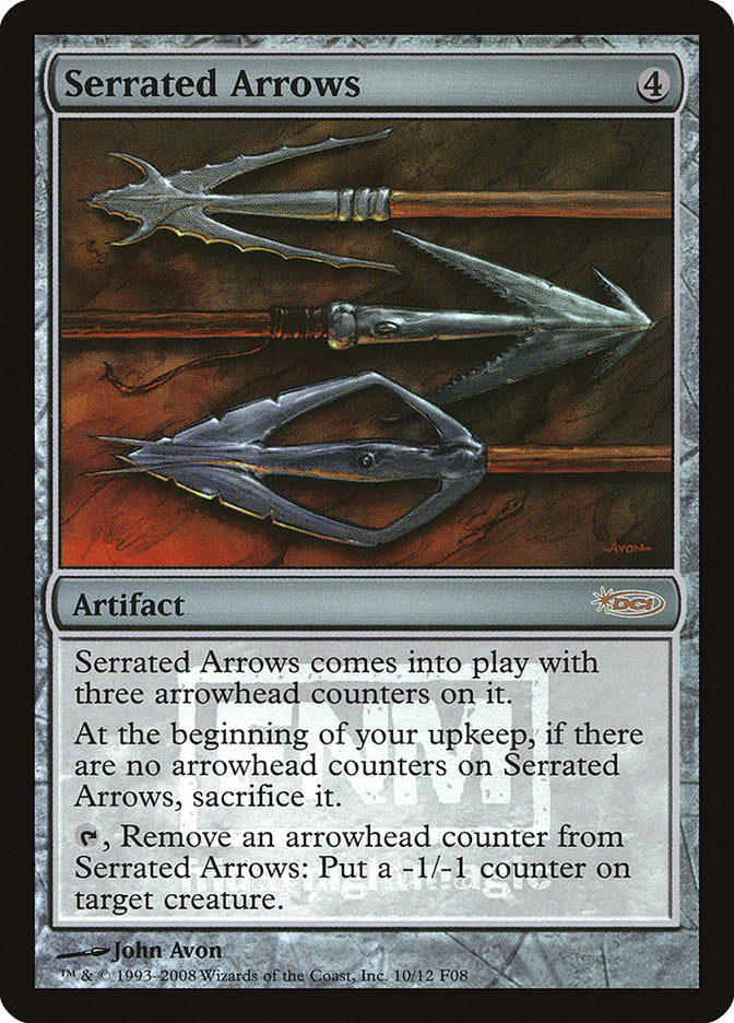 Serrated Arrows [Friday Night Magic 2008] MTG Single Magic: The Gathering | Red Claw Gaming