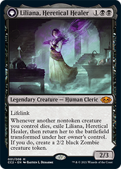 Liliana, Heretical Healer // Liliana, Defiant Necromancer [Commander Collection: Black] MTG Single Magic: The Gathering | Red Claw Gaming