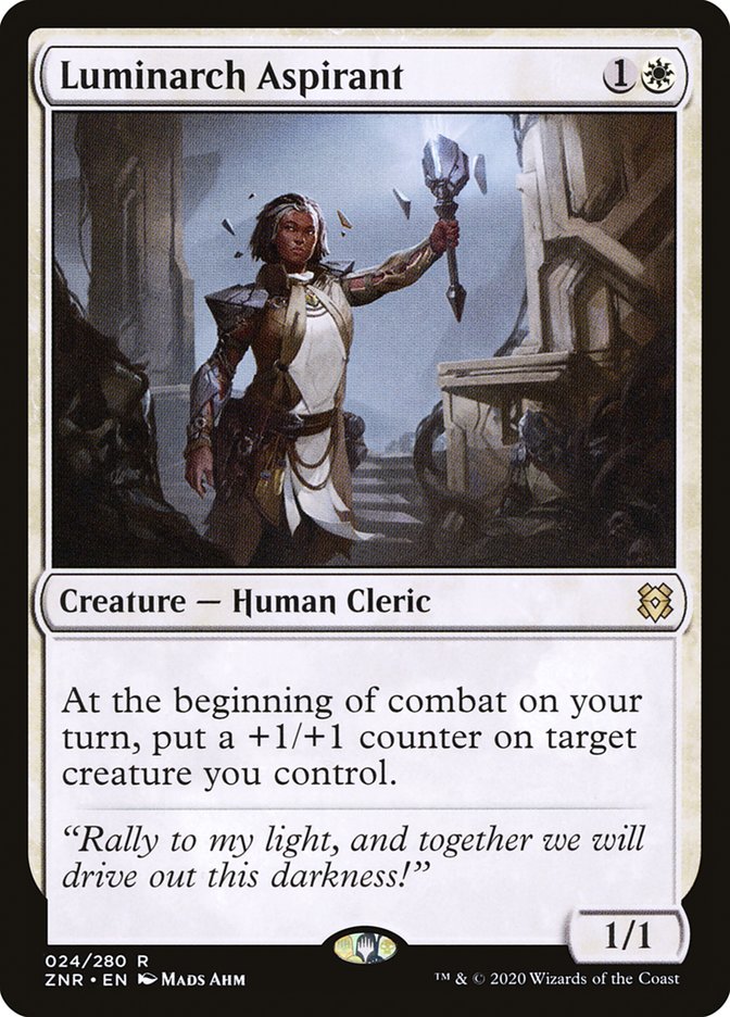 Luminarch Aspirant [Zendikar Rising] MTG Single Magic: The Gathering | Red Claw Gaming