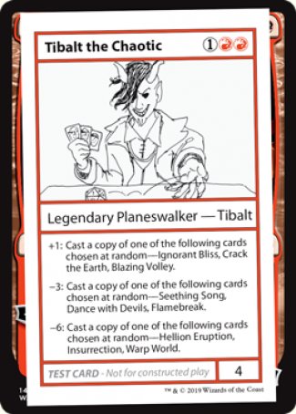 Tibalt the Chaotic (2021 Edition) [Mystery Booster Playtest Cards] MTG Single Magic: The Gathering | Red Claw Gaming