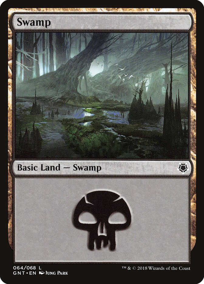 Swamp (64) [Game Night 2018] MTG Single Magic: The Gathering | Red Claw Gaming
