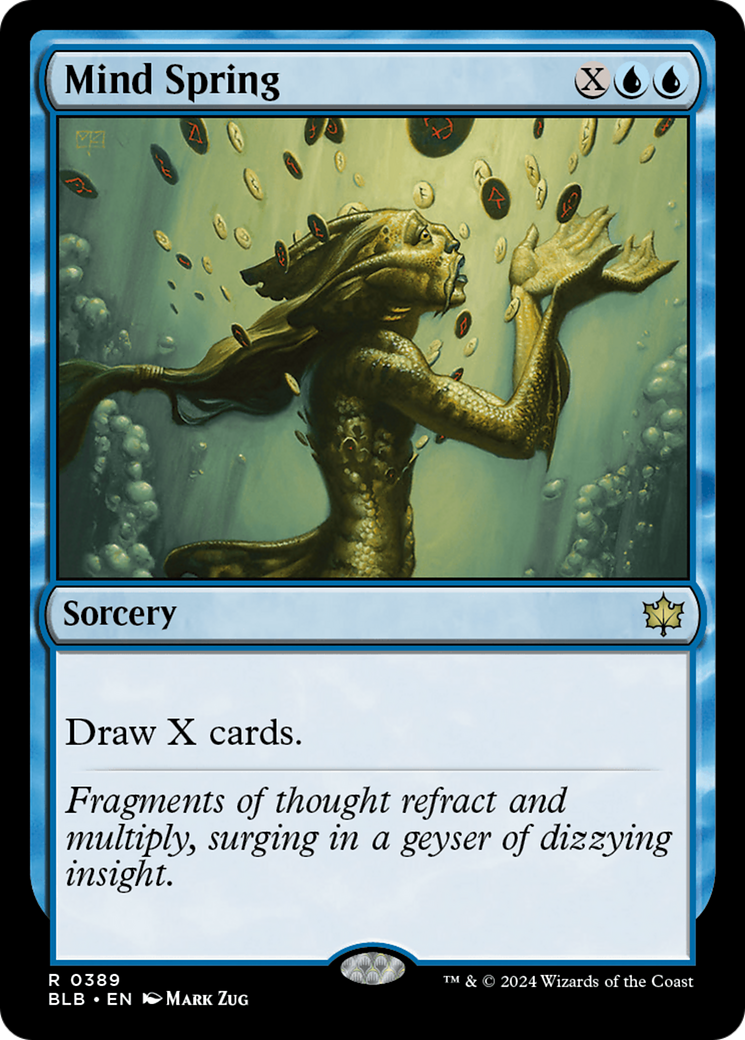 Mind Spring [Bloomburrow] MTG Single Magic: The Gathering | Red Claw Gaming