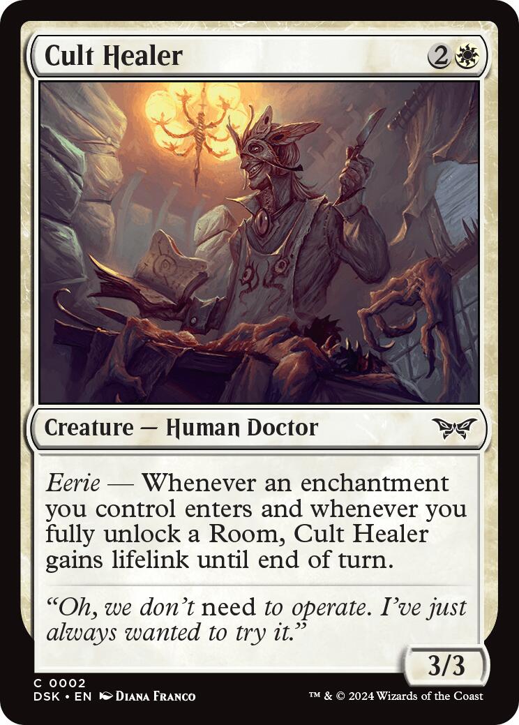 Cult Healer [Duskmourn: House of Horror] MTG Single Magic: The Gathering | Red Claw Gaming