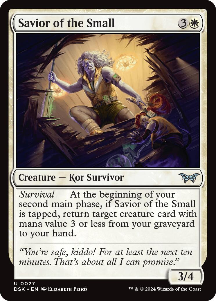 Savior of the Small [Duskmourn: House of Horror] MTG Single Magic: The Gathering | Red Claw Gaming
