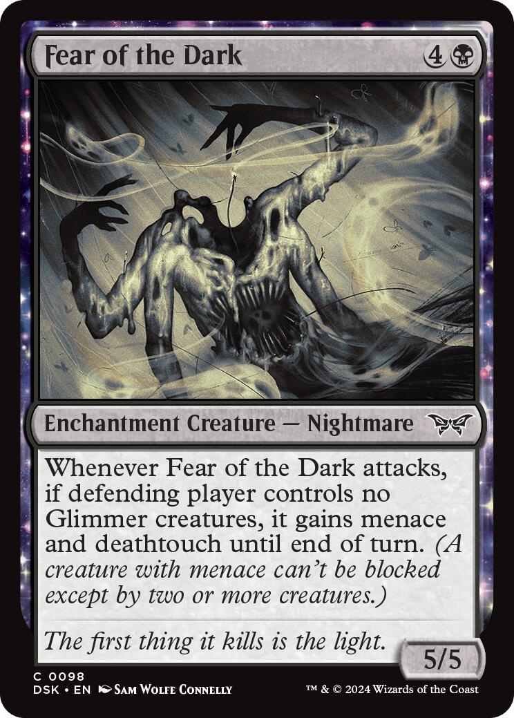 Fear of the Dark [Duskmourn: House of Horror] MTG Single Magic: The Gathering | Red Claw Gaming