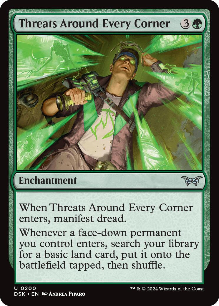 Threats Around Every Corner [Duskmourn: House of Horror] MTG Single Magic: The Gathering | Red Claw Gaming
