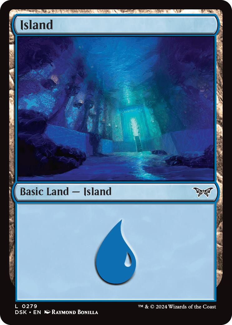 Island (0279) [Duskmourn: House of Horror] MTG Single Magic: The Gathering | Red Claw Gaming