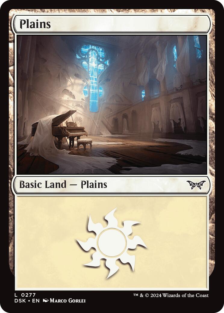 Plains (0277) [Duskmourn: House of Horror] MTG Single Magic: The Gathering | Red Claw Gaming