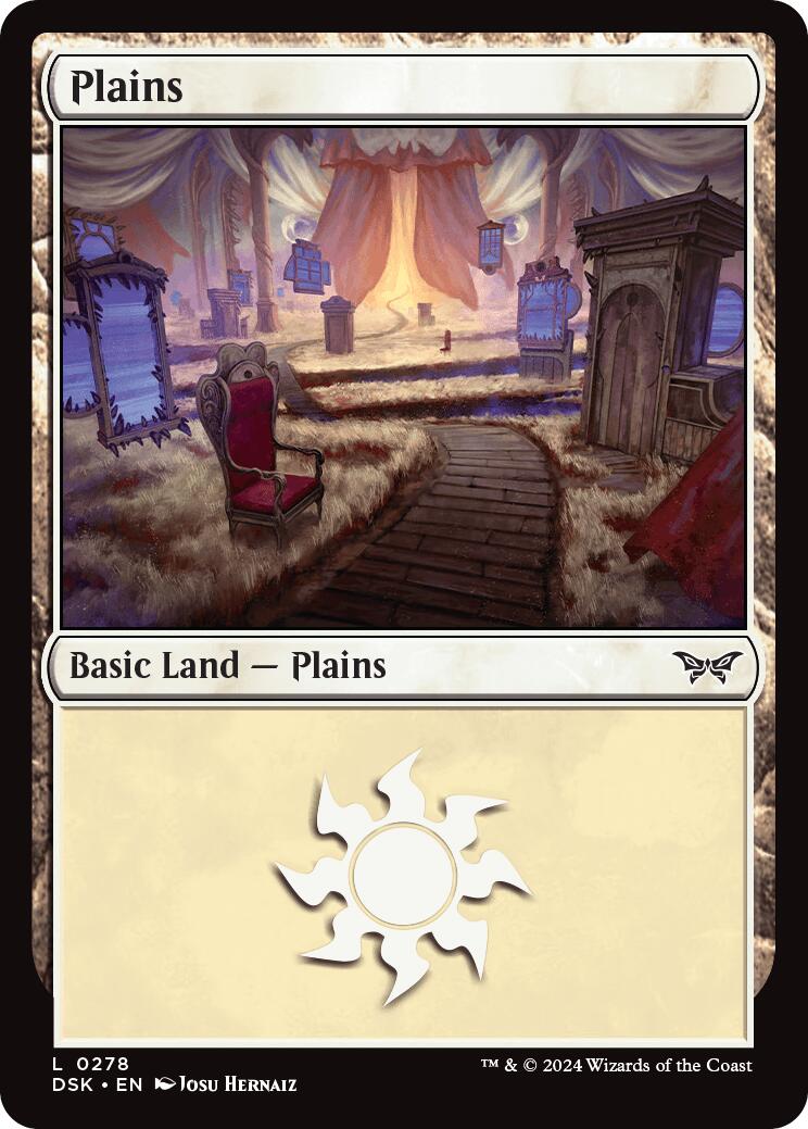 Plains (0278) [Duskmourn: House of Horror] MTG Single Magic: The Gathering | Red Claw Gaming