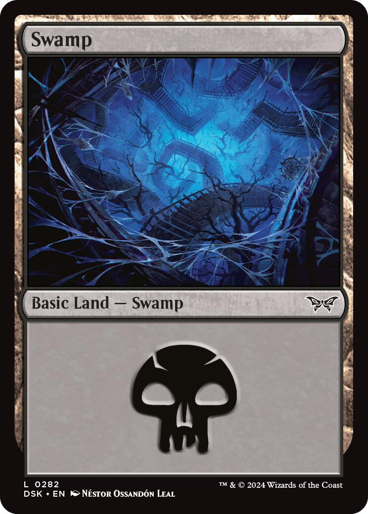 Swamp (0282) [Duskmourn: House of Horror] MTG Single Magic: The Gathering | Red Claw Gaming