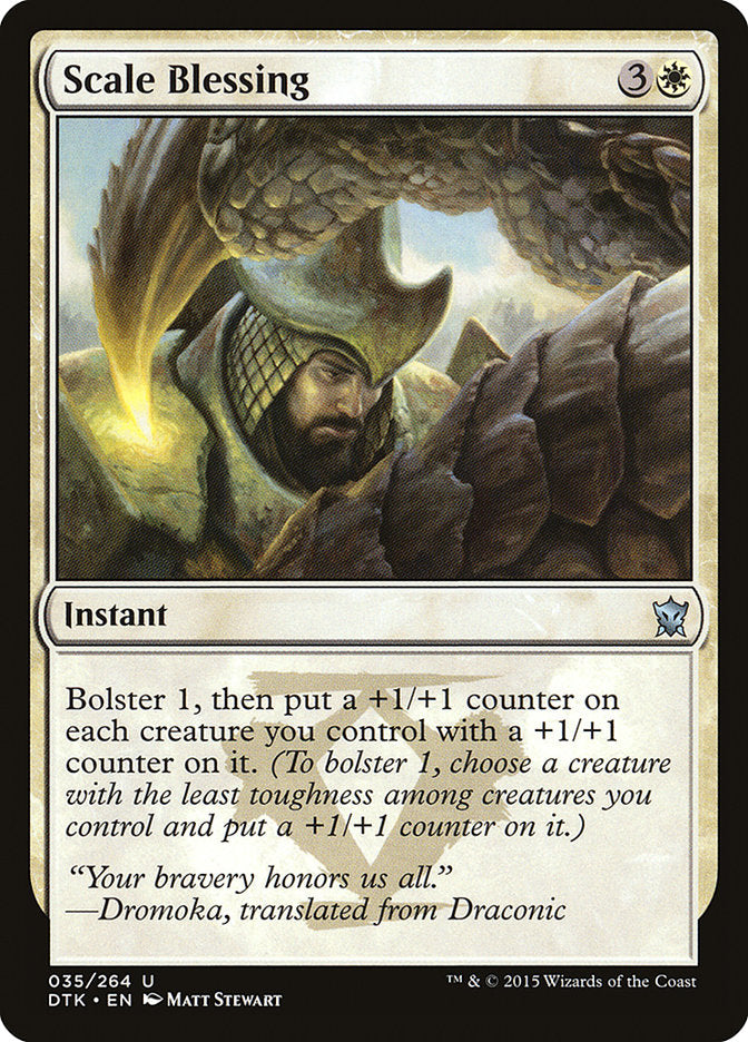Scale Blessing [Dragons of Tarkir] MTG Single Magic: The Gathering | Red Claw Gaming