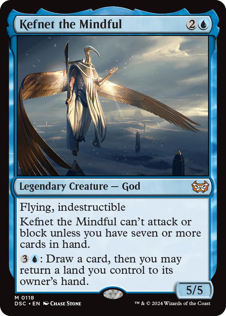 Kefnet the Mindful [Duskmourn: House of Horror Commander] MTG Single Magic: The Gathering | Red Claw Gaming