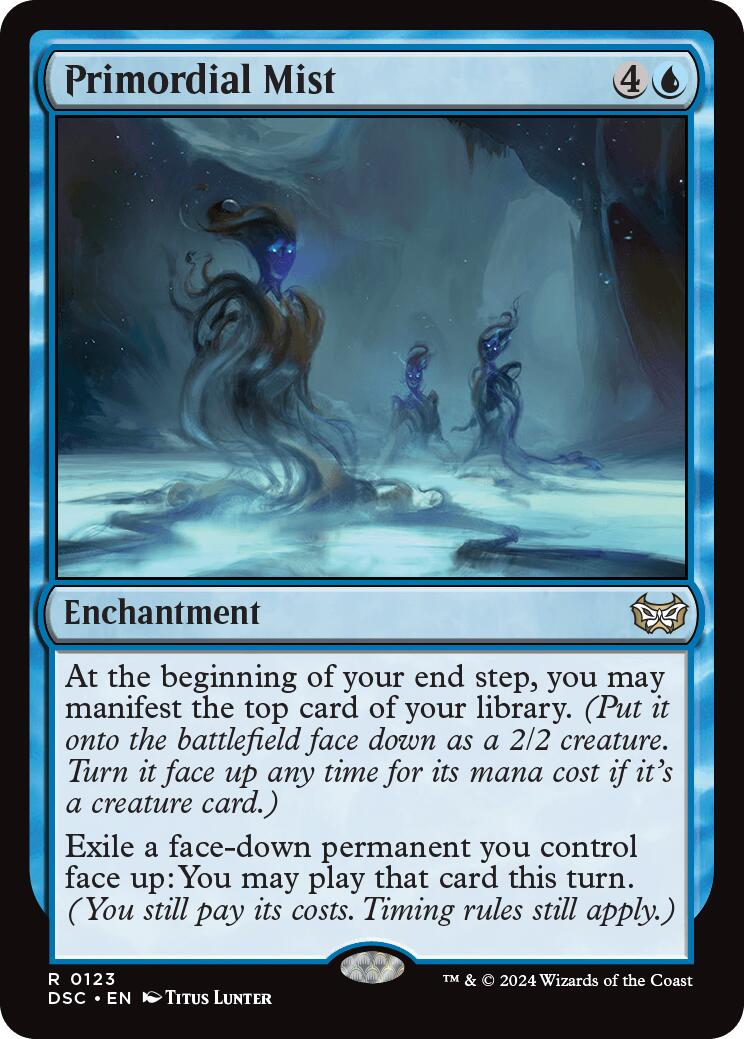 Primordial Mist [Duskmourn: House of Horror Commander] MTG Single Magic: The Gathering | Red Claw Gaming