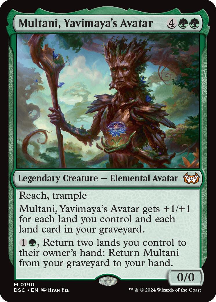 Multani, Yavimaya's Avatar [Duskmourn: House of Horror Commander] MTG Single Magic: The Gathering | Red Claw Gaming