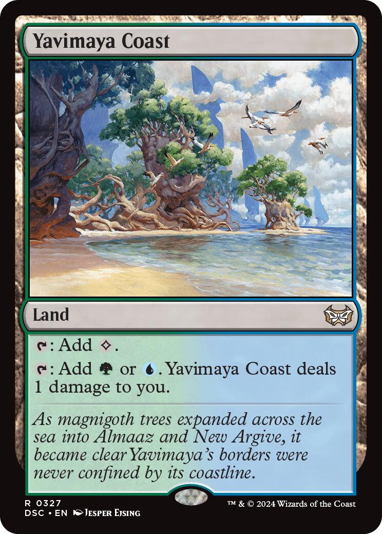 Yavimaya Coast [Duskmourn: House of Horror Commander] MTG Single Magic: The Gathering | Red Claw Gaming