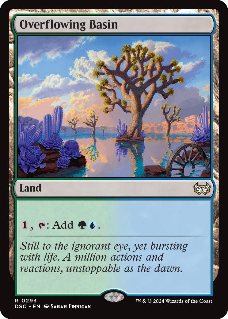 Overflowing Basin [Duskmourn: House of Horror Commander] MTG Single Magic: The Gathering | Red Claw Gaming