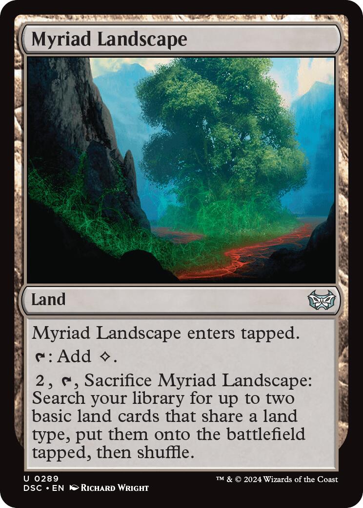 Myriad Landscape [Duskmourn: House of Horror Commander] MTG Single Magic: The Gathering | Red Claw Gaming