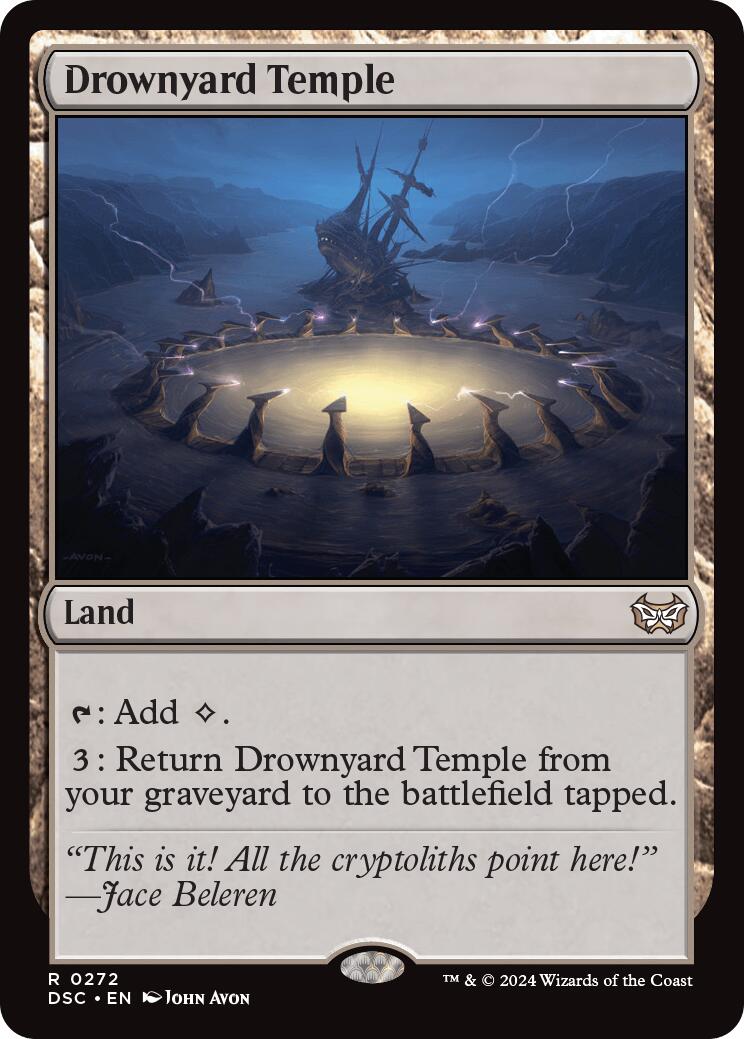 Drownyard Temple [Duskmourn: House of Horror Commander] MTG Single Magic: The Gathering | Red Claw Gaming