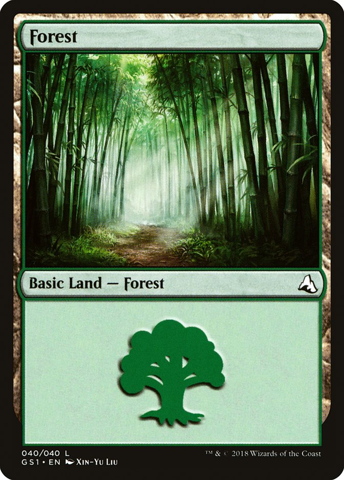 Forest (40) [Global Series Jiang Yanggu & Mu Yanling] MTG Single Magic: The Gathering | Red Claw Gaming