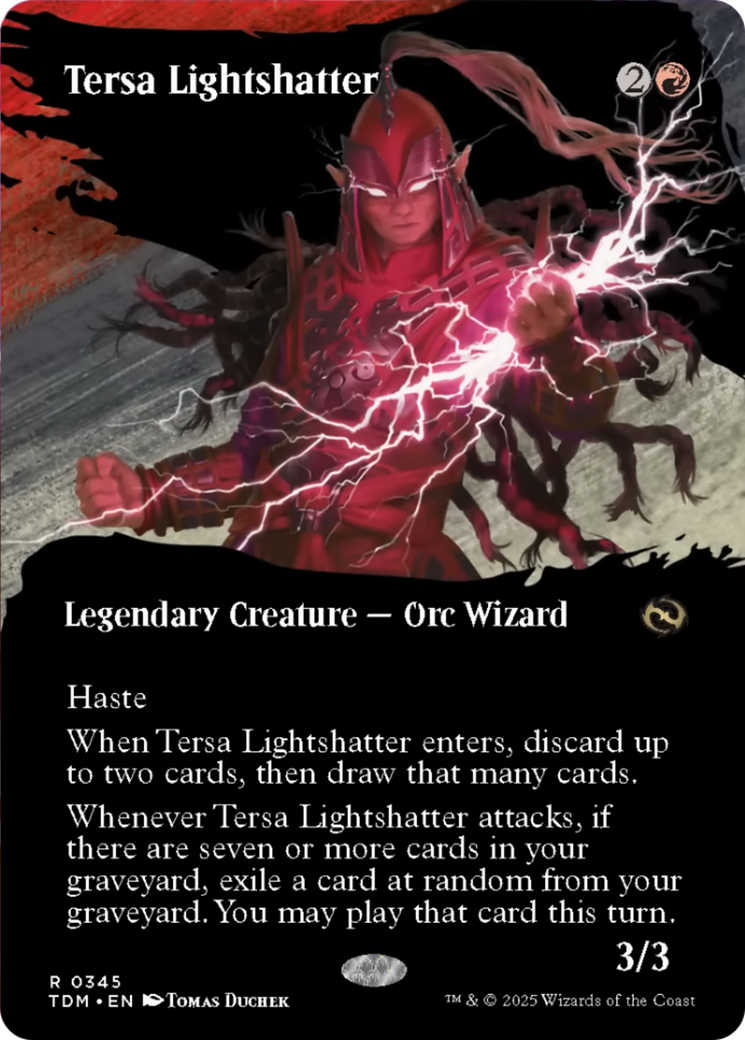Tersa Lightshatter (Borderless) [Tarkir: Dragonstorm] MTG Single Magic: The Gathering | Red Claw Gaming