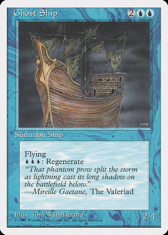 Ghost Ship [Fourth Edition] MTG Single Magic: The Gathering | Red Claw Gaming