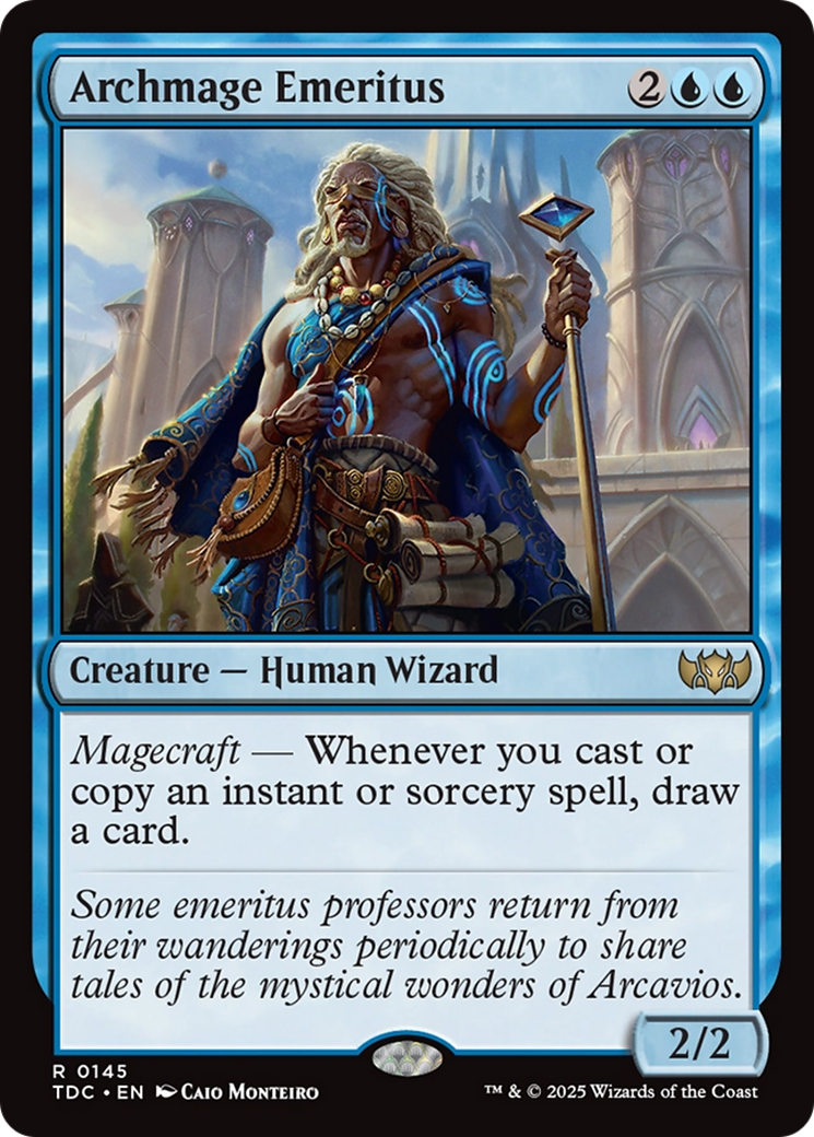 Archmage Emeritus [Tarkir: Dragonstorm Commander] MTG Single Magic: The Gathering | Red Claw Gaming