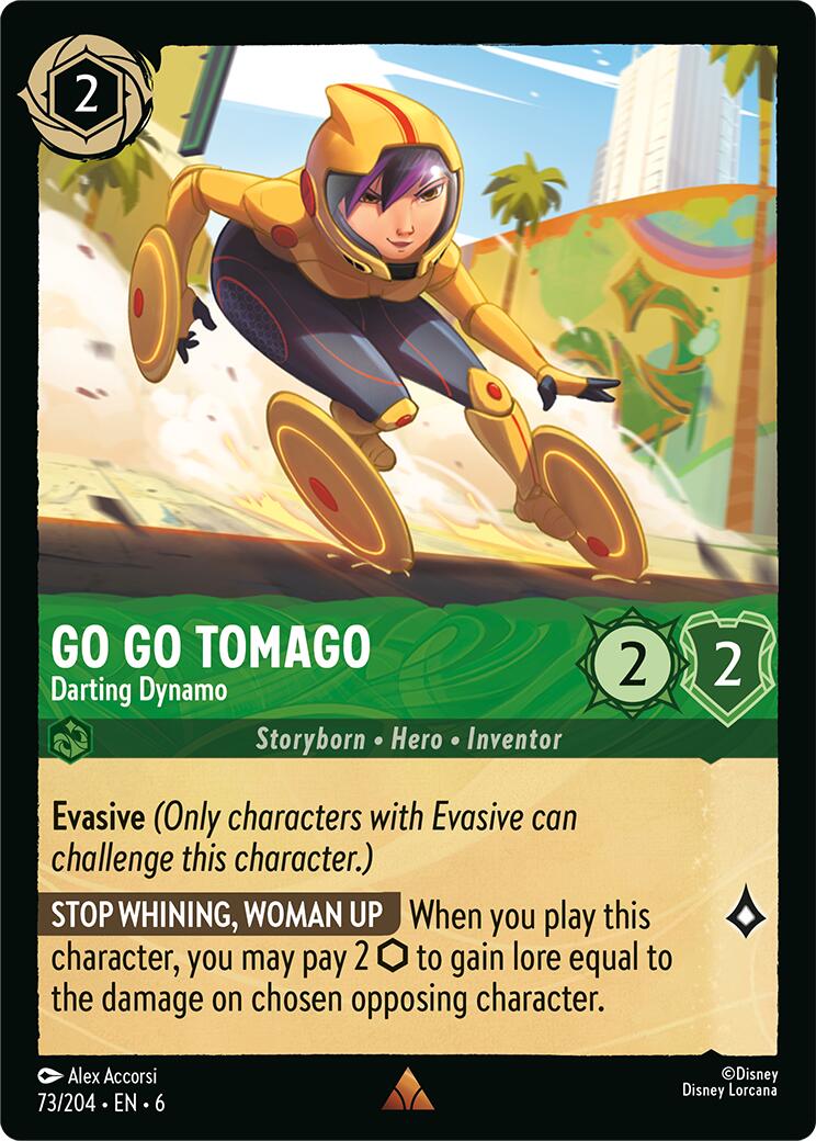 Go Go Tomago - Darting Dynamo (73/204) [Azurite Sea] Lorcana Single Disney | Red Claw Gaming